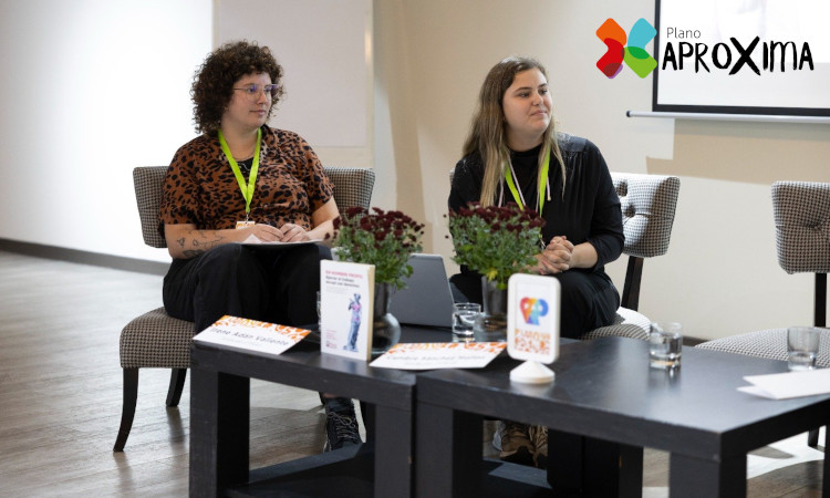 Cumbre S&aacute;nchez e Irene Ad&aacute; Valiente do OTRAS de Espanha no Semin&aacute;rio Par 2025.